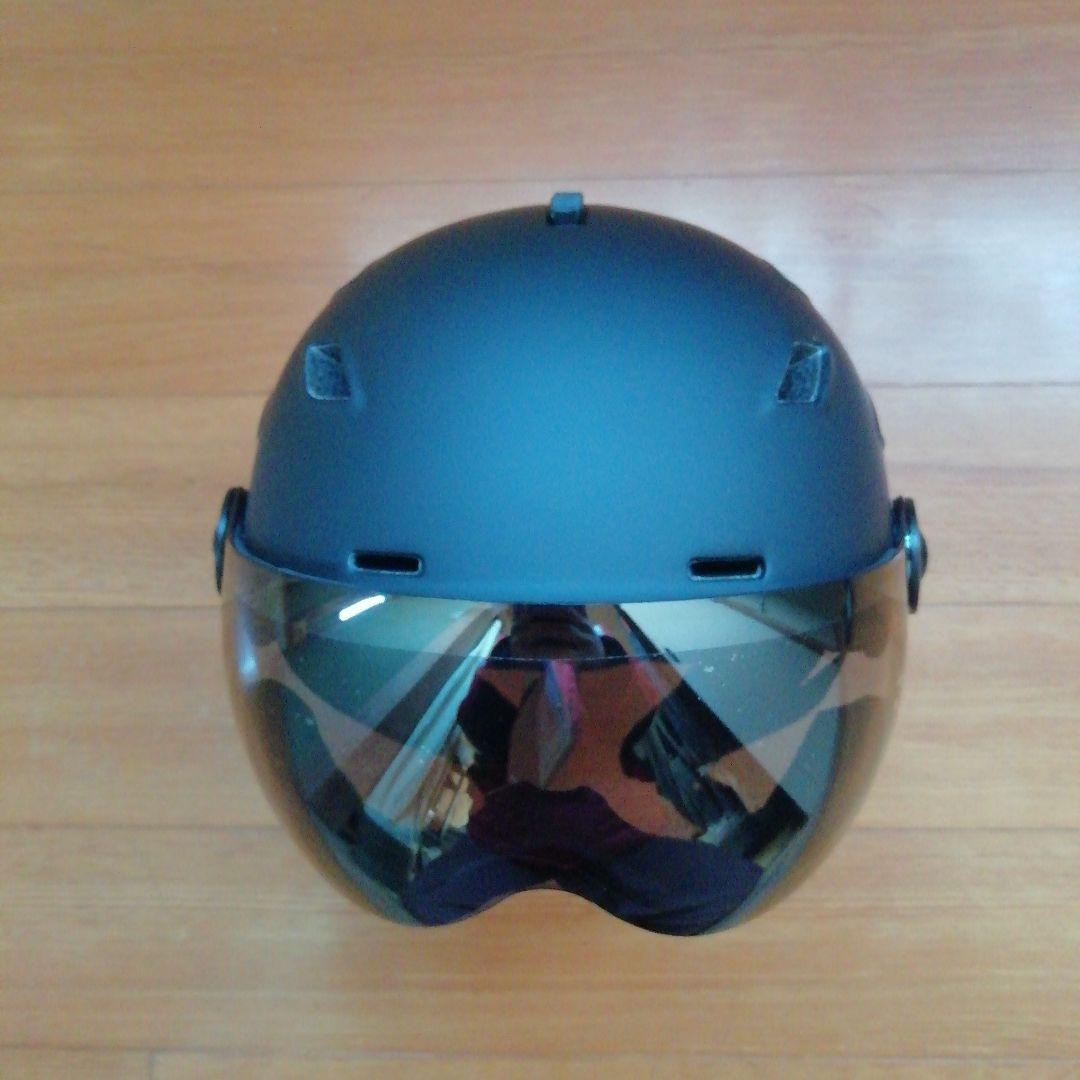 新品未使用 バイザー ヘルメット サイズ M（55cm～58cm）マットブラック