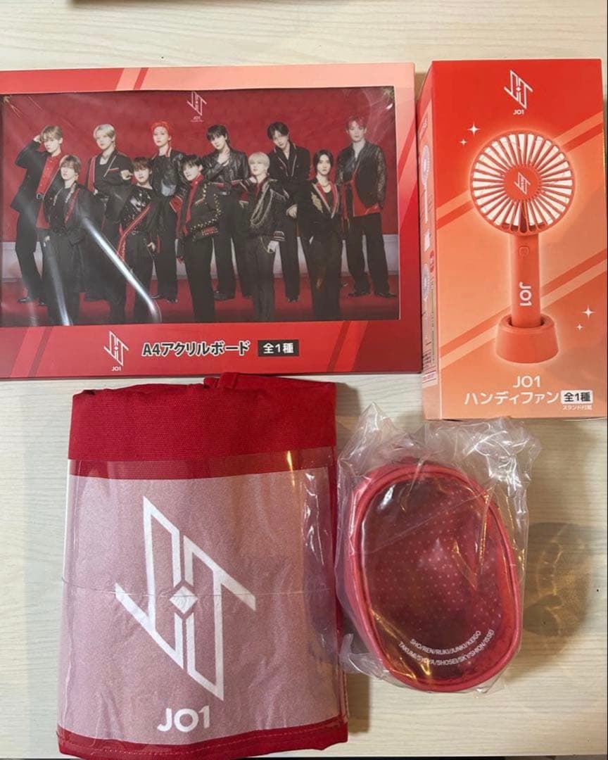 GiGO JO1 A4アクリルボード ハンディファン トートバッグ まとめ売り