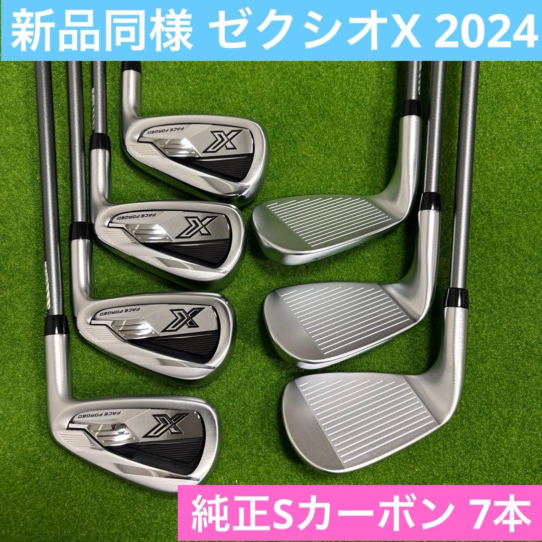 ゼクシオエックス（2024年）アイアンセット　5本　純正カーボンS／XXIOX