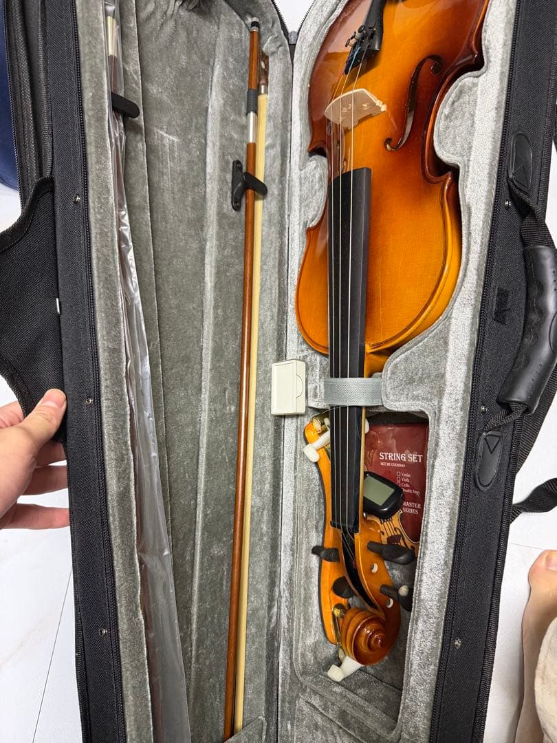 バイオリン本体 ブラウン 木製