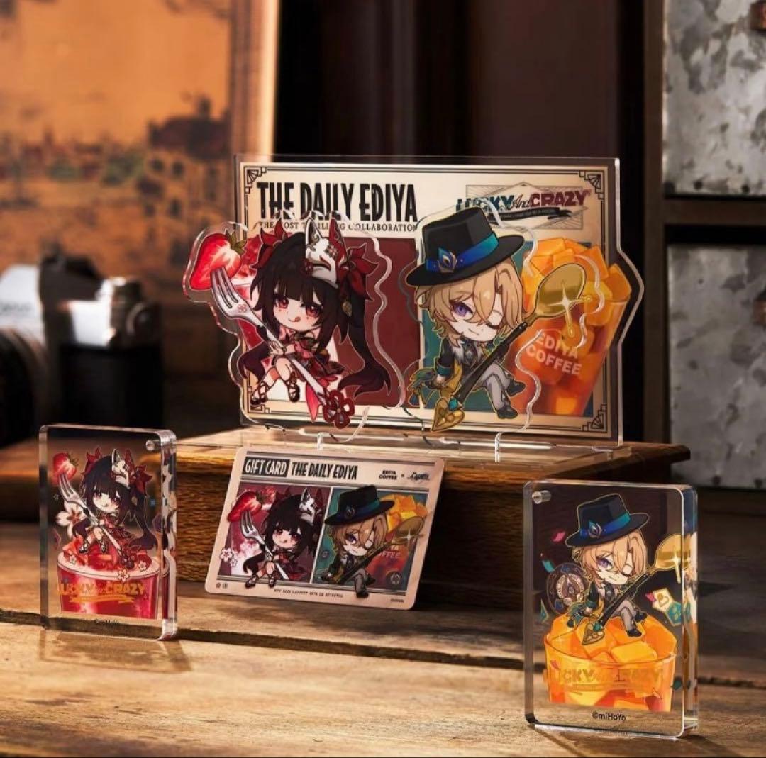 崩壊スターレイル EDIYA 韓国限定 アクリルブロック アクリルスタンドセット