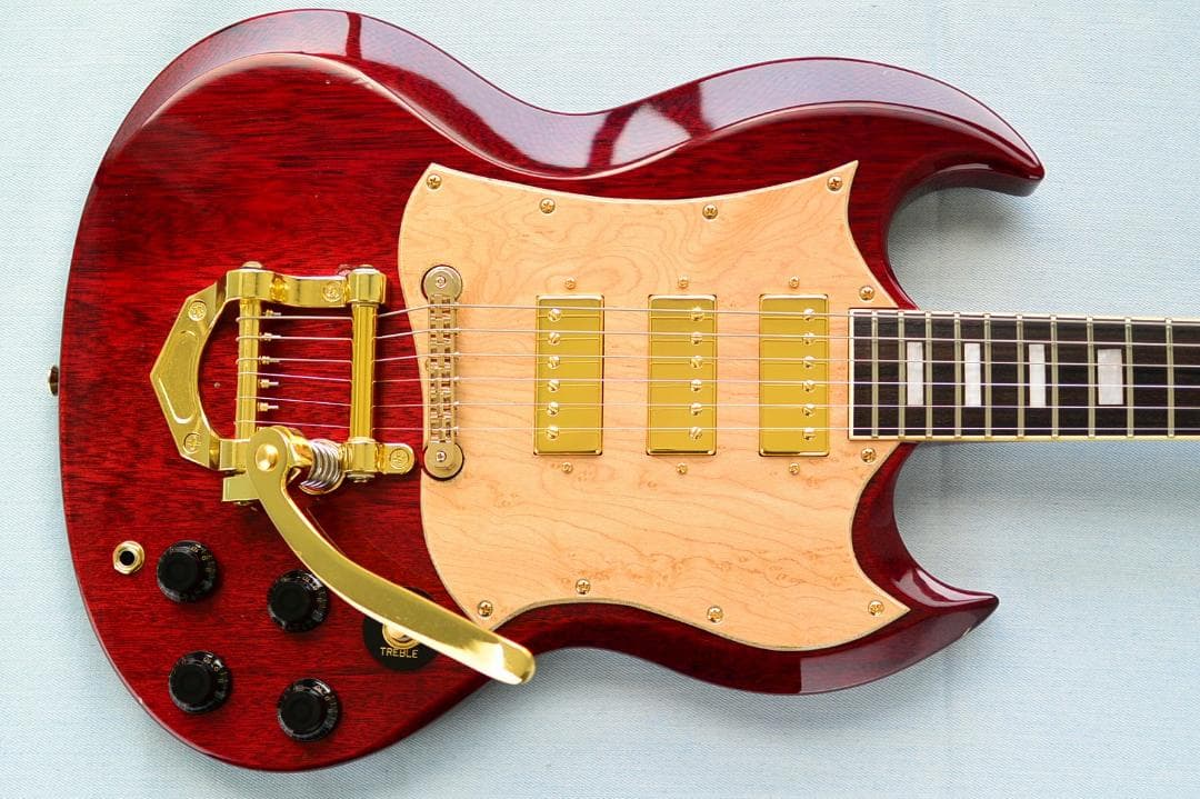 Aria SL500D 81年 3ピックアップ Bigsby Gibson SG