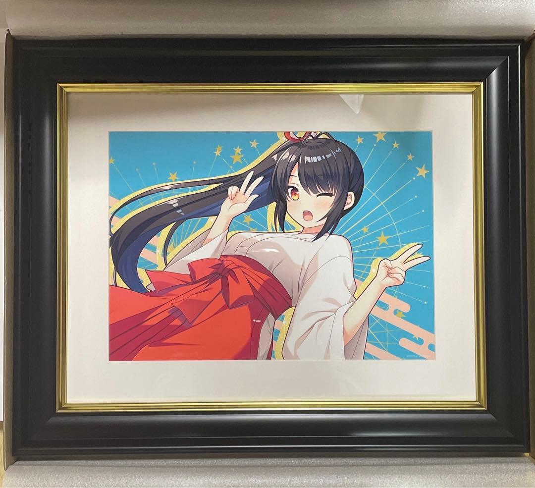 俺の瞳で丸裸！不可知な未来と見透かす運命 高精細複製原画 八重桜 神愛