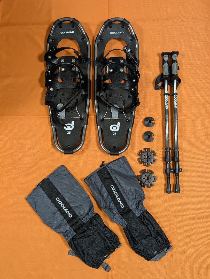 軽量アルミスノーシューセット