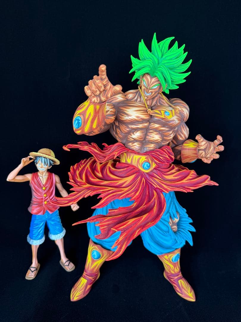 ドラゴンボール リペイント　ブロリー　ガレージキット フィギュア　大型タイプ