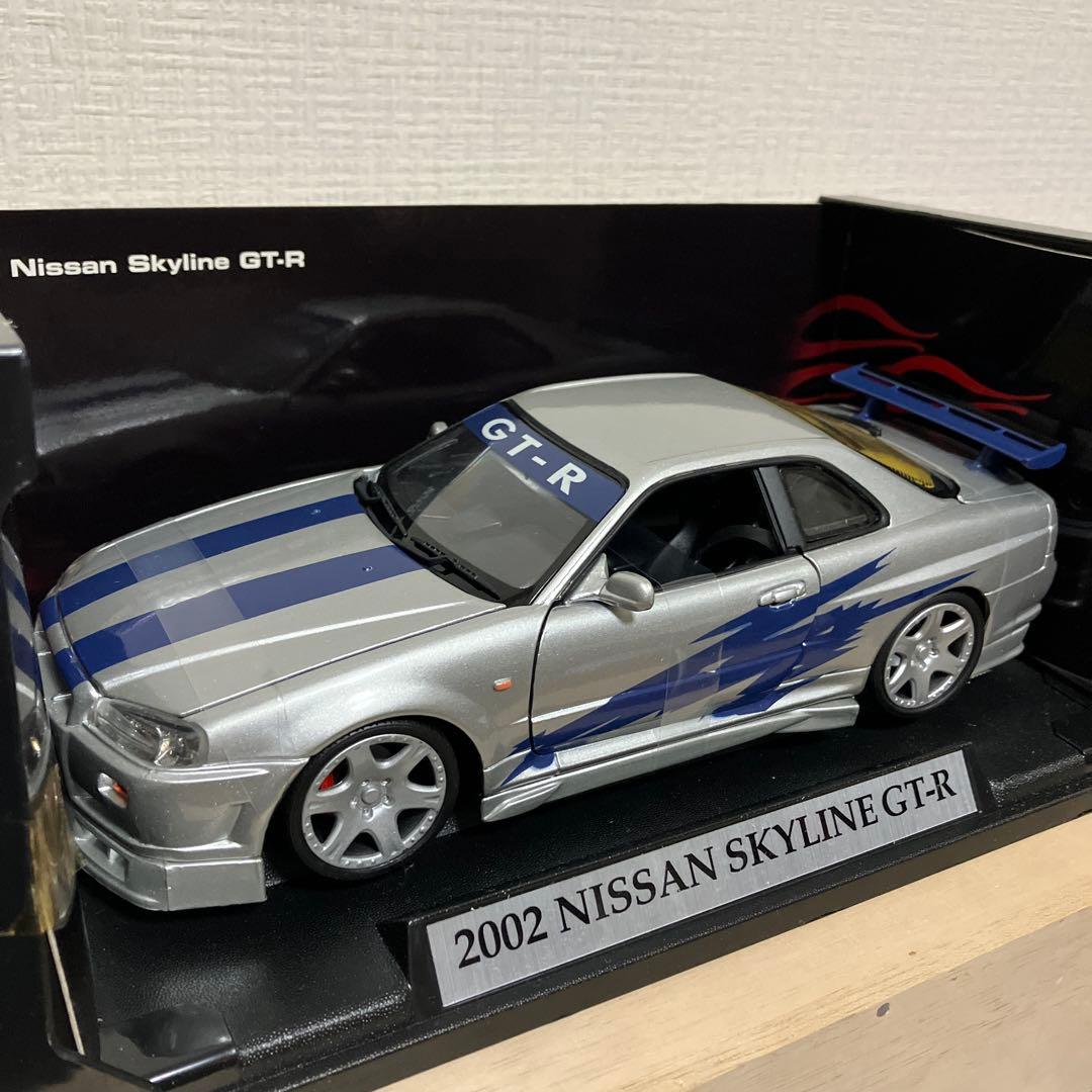 ミニカー 2002 NISSAN SKYLINE GT-R (R34) MOTOR MAX