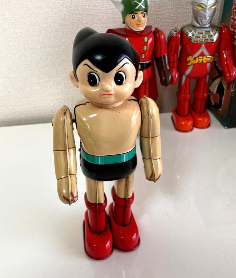 当時物　初期版　鉄腕アトム　ブリキ玩具　ゼンマイ式