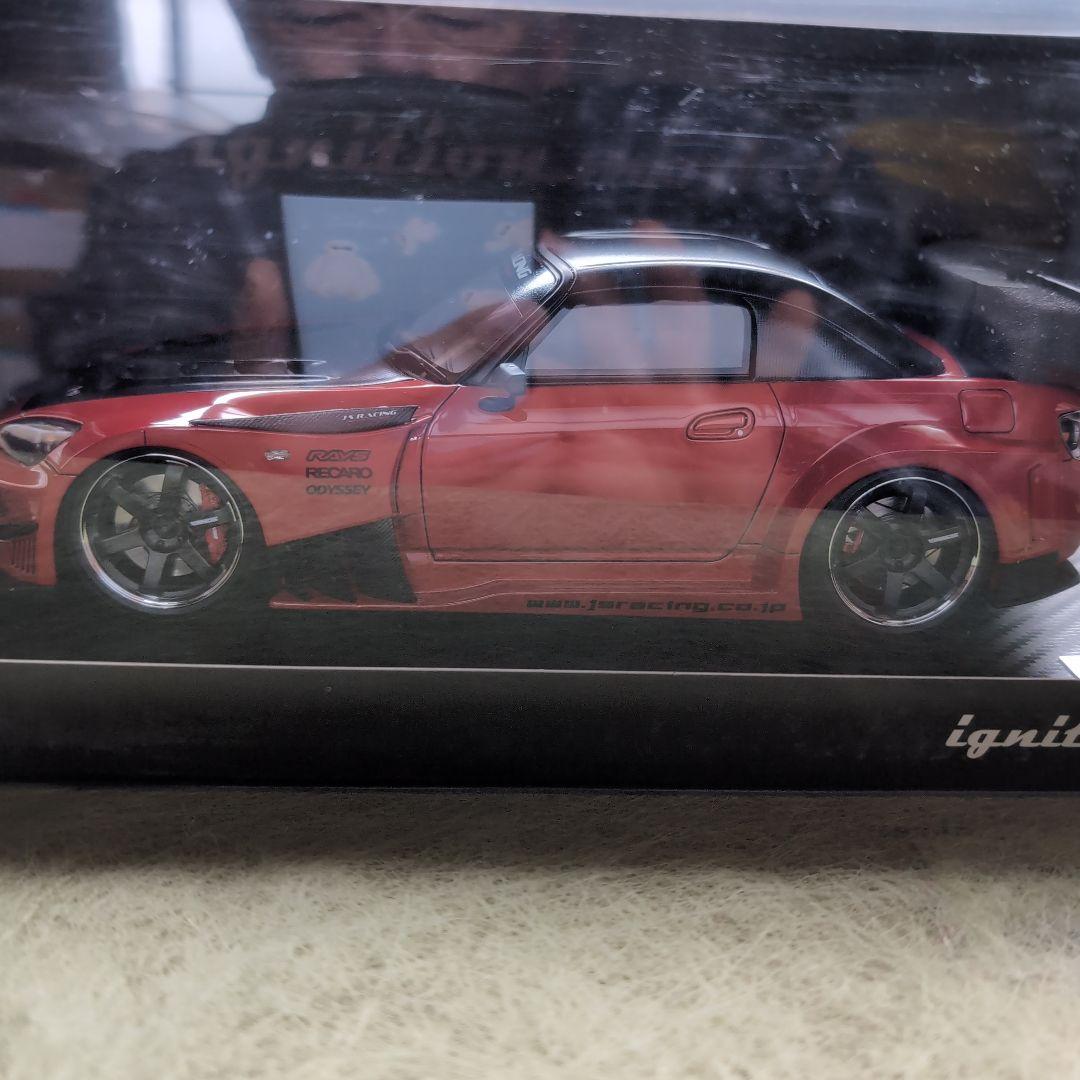 イグニッションモデル　JSレーシング　S2000 赤 EG付