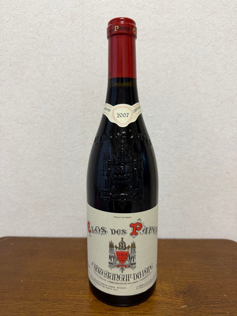 シャトーヌフ・デュ・パプ・クロ・デ・パプ・ルージュ 2007
