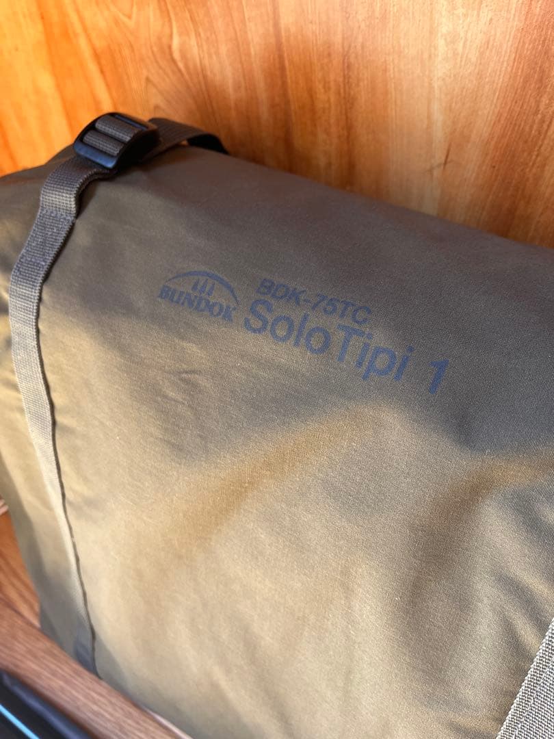 BUNDOKソロ ティピー 1 TC BDK-75TC オリーブグリーン