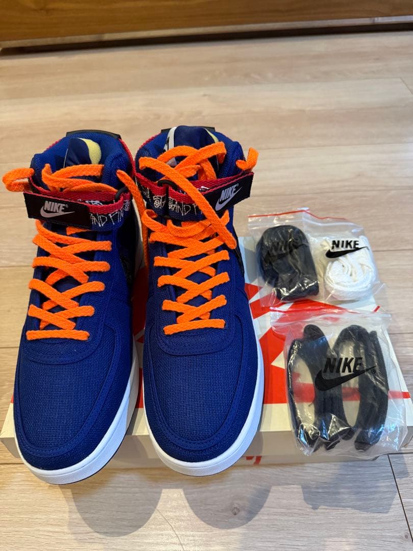 【 28.5 】STUSSY × NIKE バンダル ディープロイヤルブルー