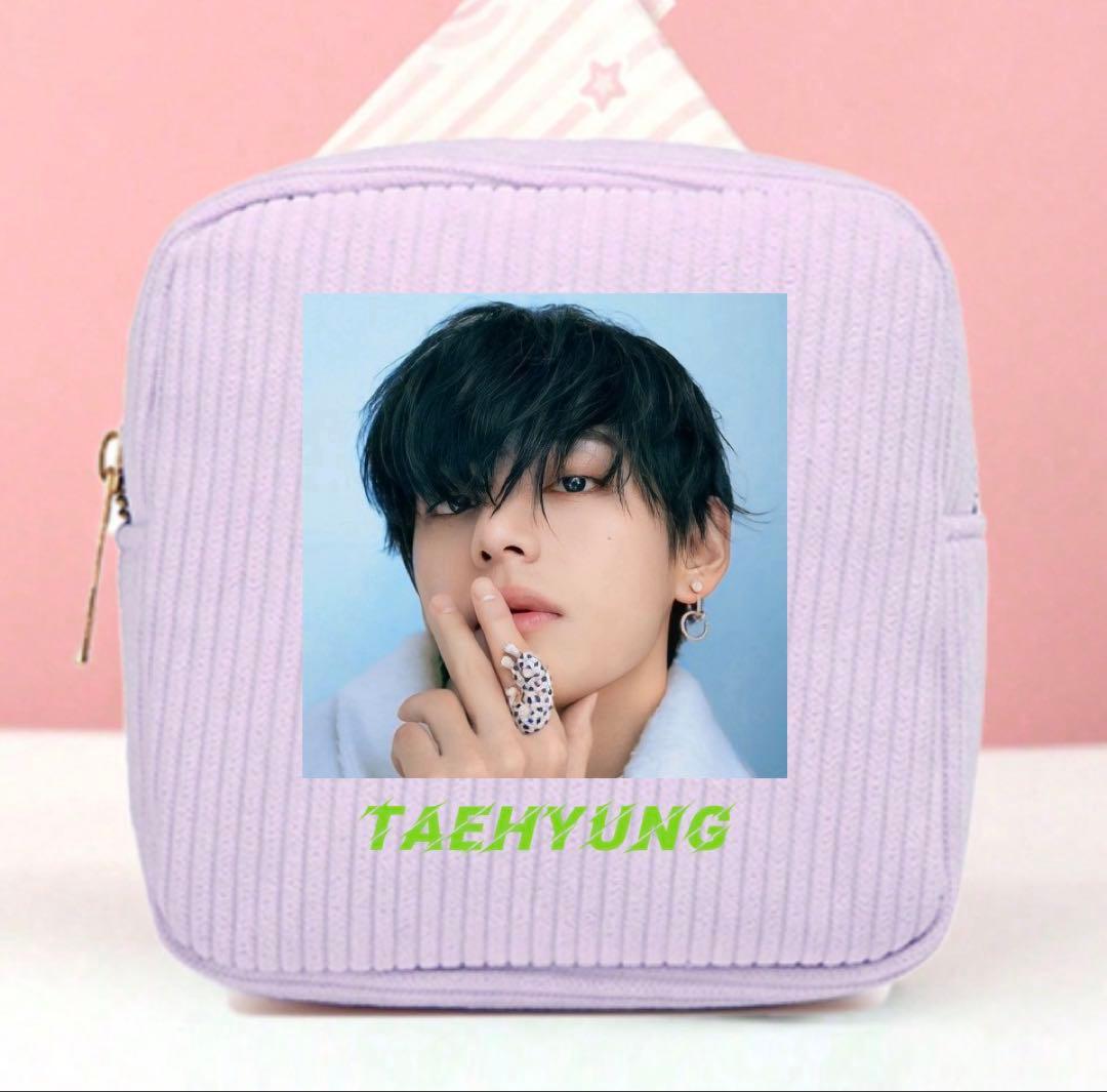 BTS taehyung テヒョン　テテ ポーチ６点　14cm.