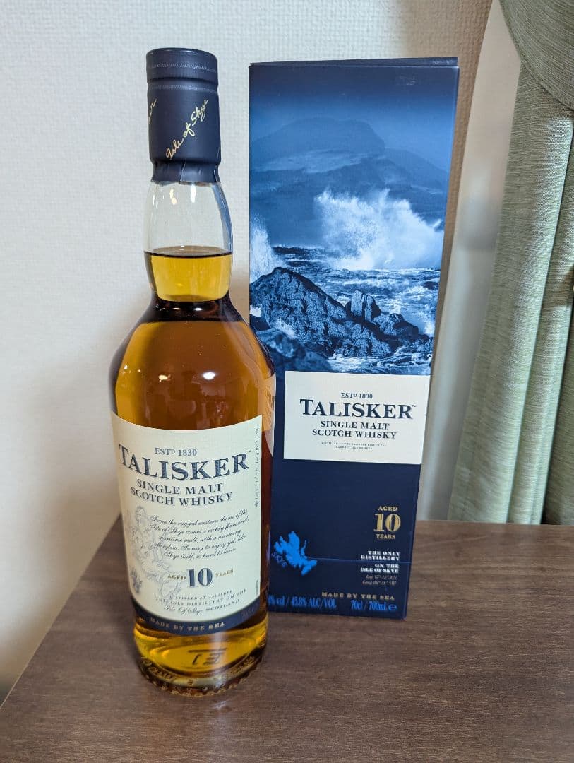 旧ラベル TALISKER 10年 シングルモルトウイスキー 700ml