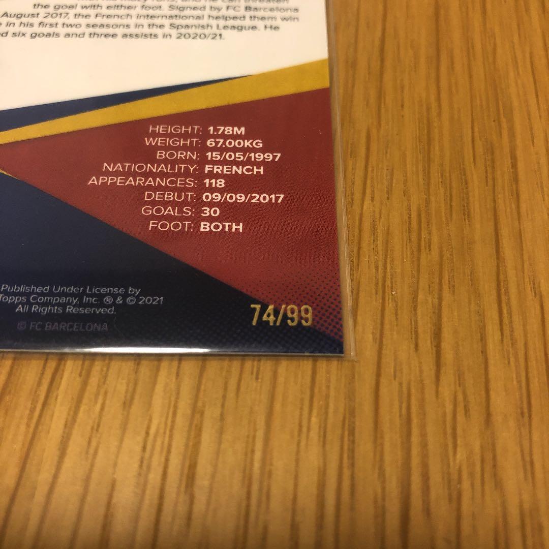 Topps Barcelona / Ousmane Dembele / デンベレ