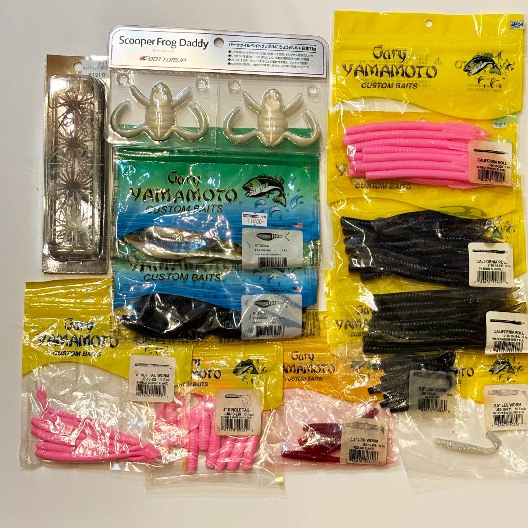 バス釣り引退セット（ワーム大量）