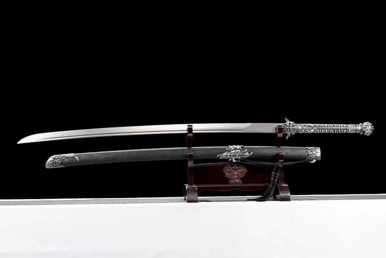 【瓦のパクリ】繍春刀 牛尾刀 苗刀 手鍛造打 鋼刀 冷兵器 古兵器 武具 両手刀