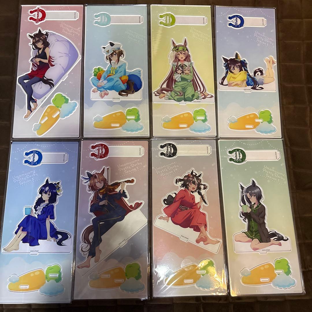 ウマ娘　ナムコ　ポップアップ限定　アクリルスタンド　Relax Time 全8種