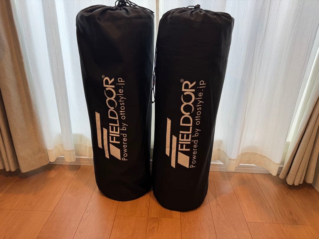 【再値下げ】FIELDOOR インフレーターマット 10㎝厚Mサイズ 2枚セット