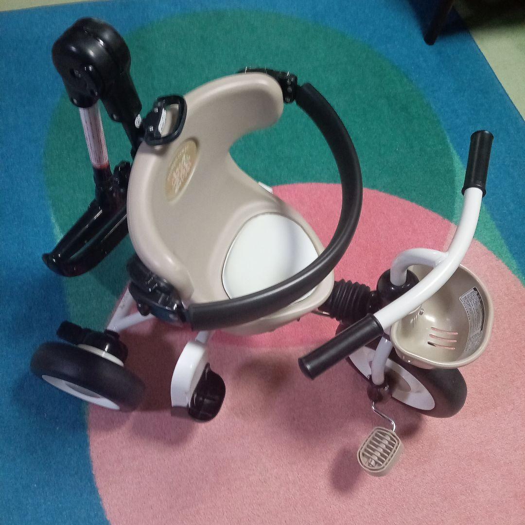 osampo compo ベージュ 折りたたみ三輪車 カジ切り トイザらス限定