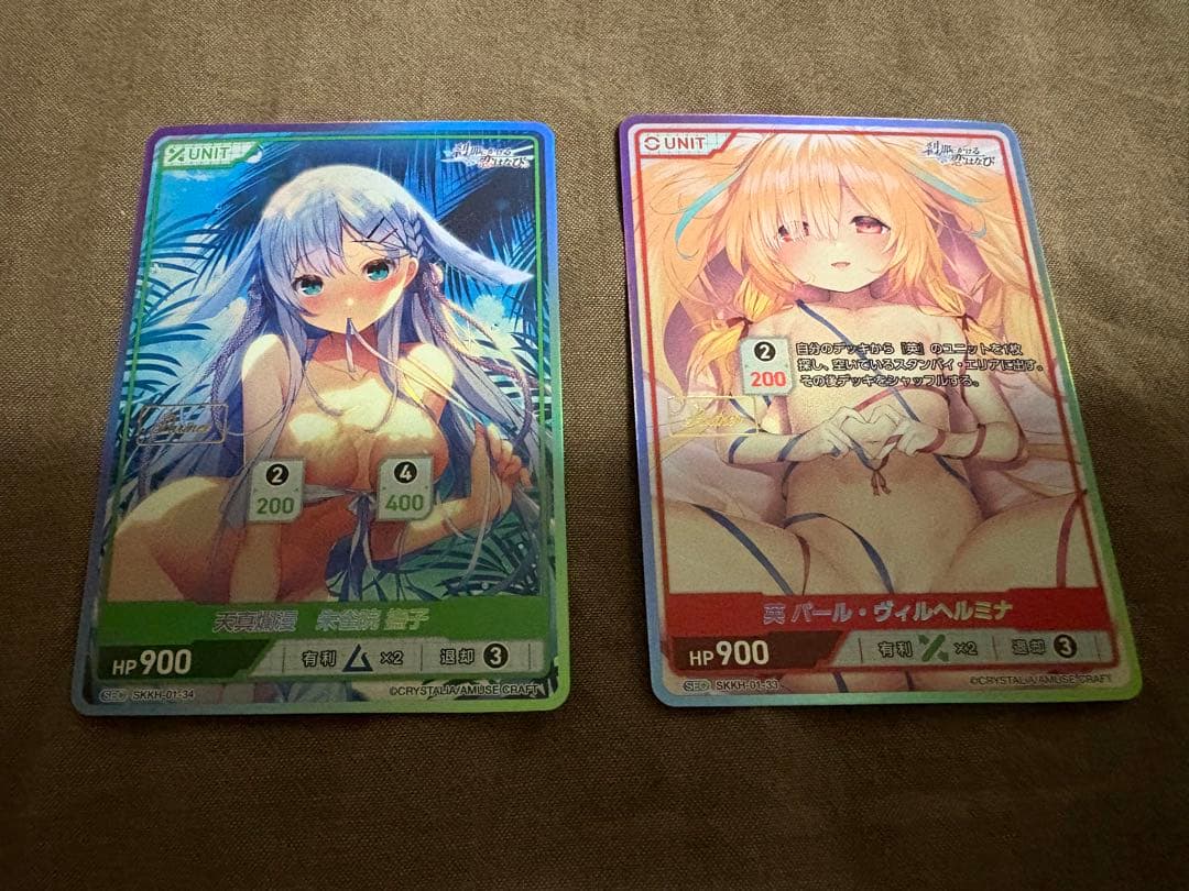 ディヴァインクロス 刹那にかける恋はなび SEC Partner箔 2枚セット