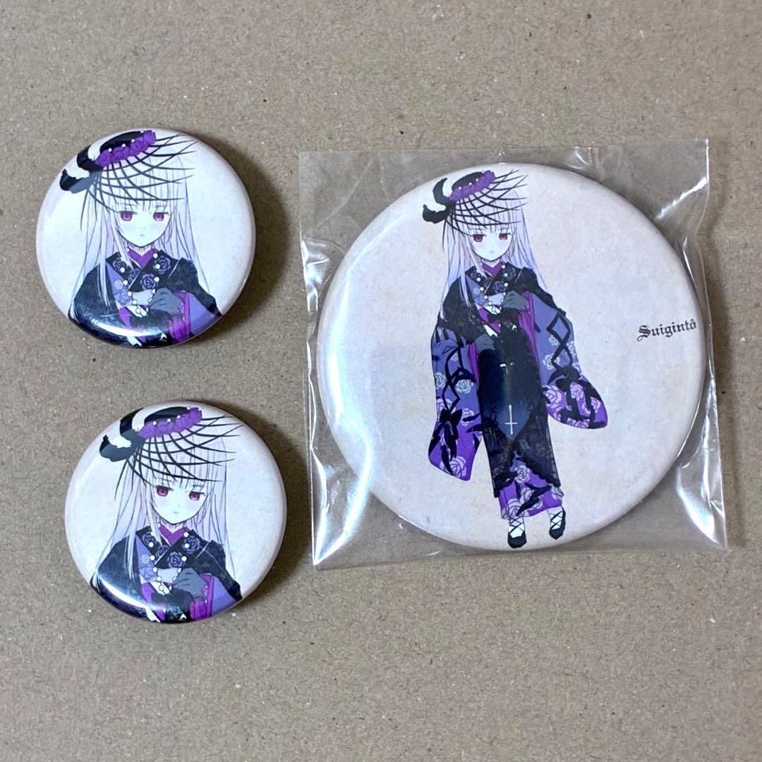 水銀燈　ローゼンメイデンゼロ展　缶バッジ アクリルスタンドセット