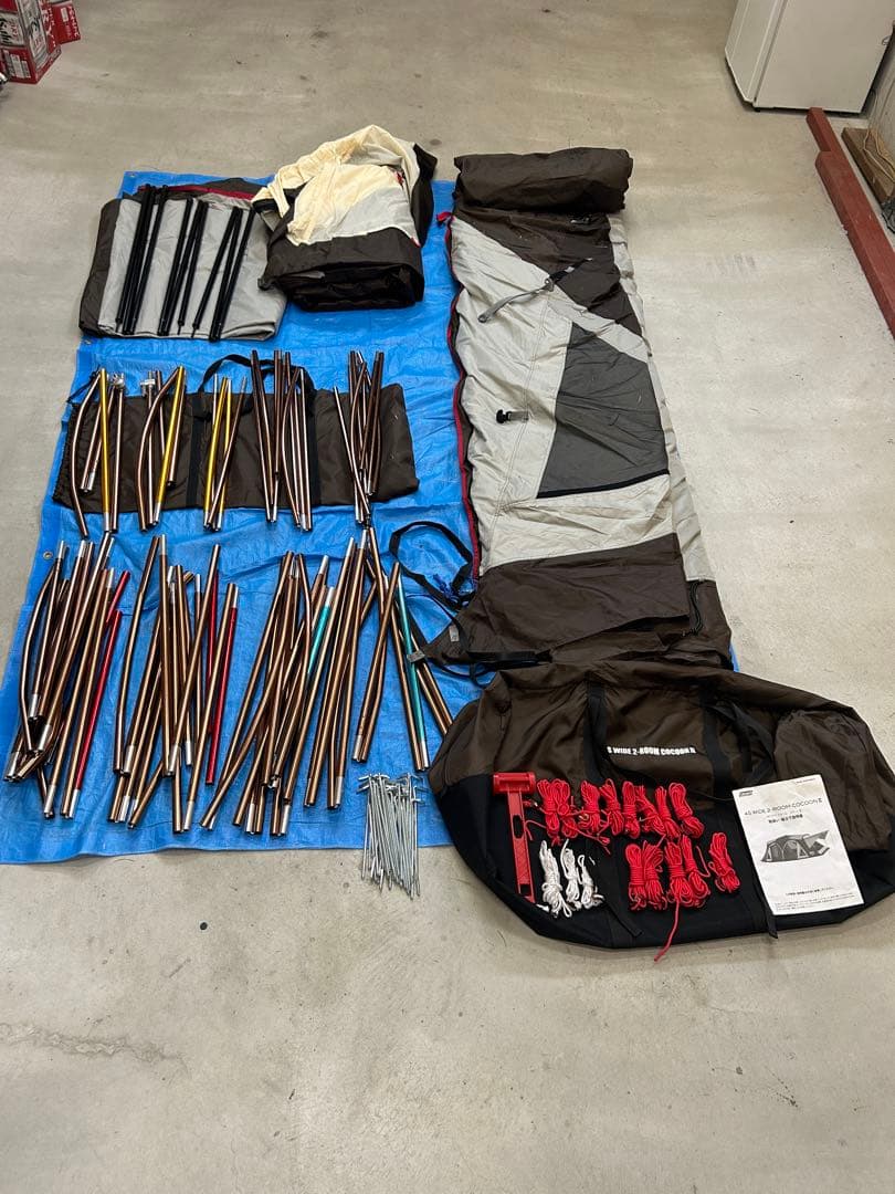 ②ポール　Coleman 4S ワイド 2ルームコクーンⅢ オプション付き