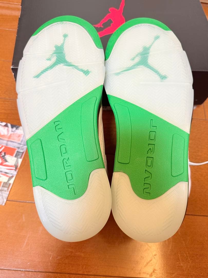 シューズ(男性用) NIKE Air Jordan 5 Retro Lucky Green