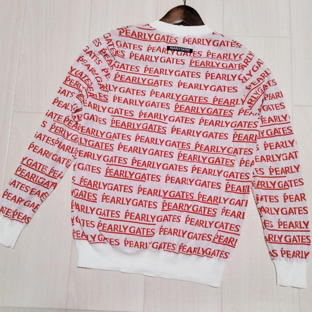 PEARLY GATES パーリーゲイツ 薄手ニットセーター 総柄 0 ゴルフ