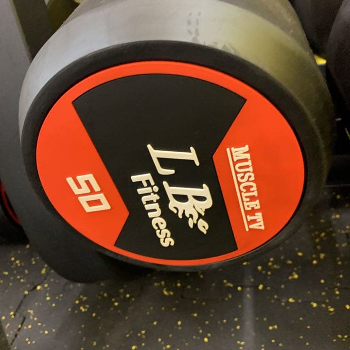 ラバーダンベル　47.5kg2個