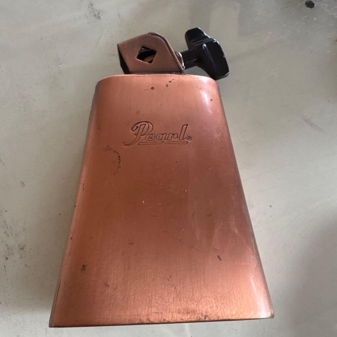 Pearl カウベル 銅製 使用感あり