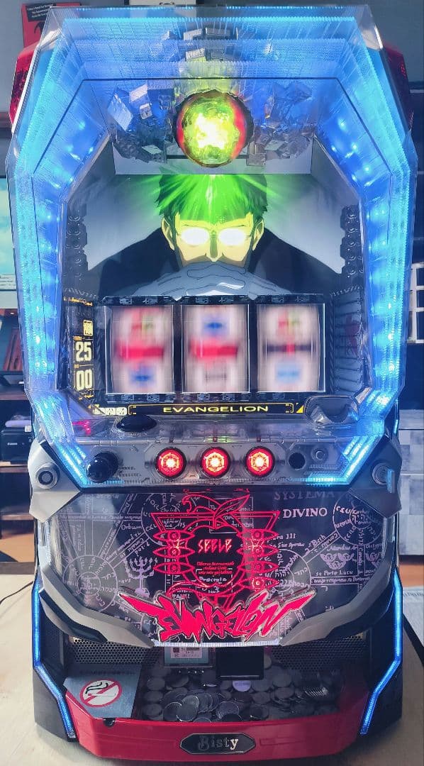 レア パチスロ 実機 エヴァンゲリヲン〜決意の刻〜 送料込　すぐ遊べるセット