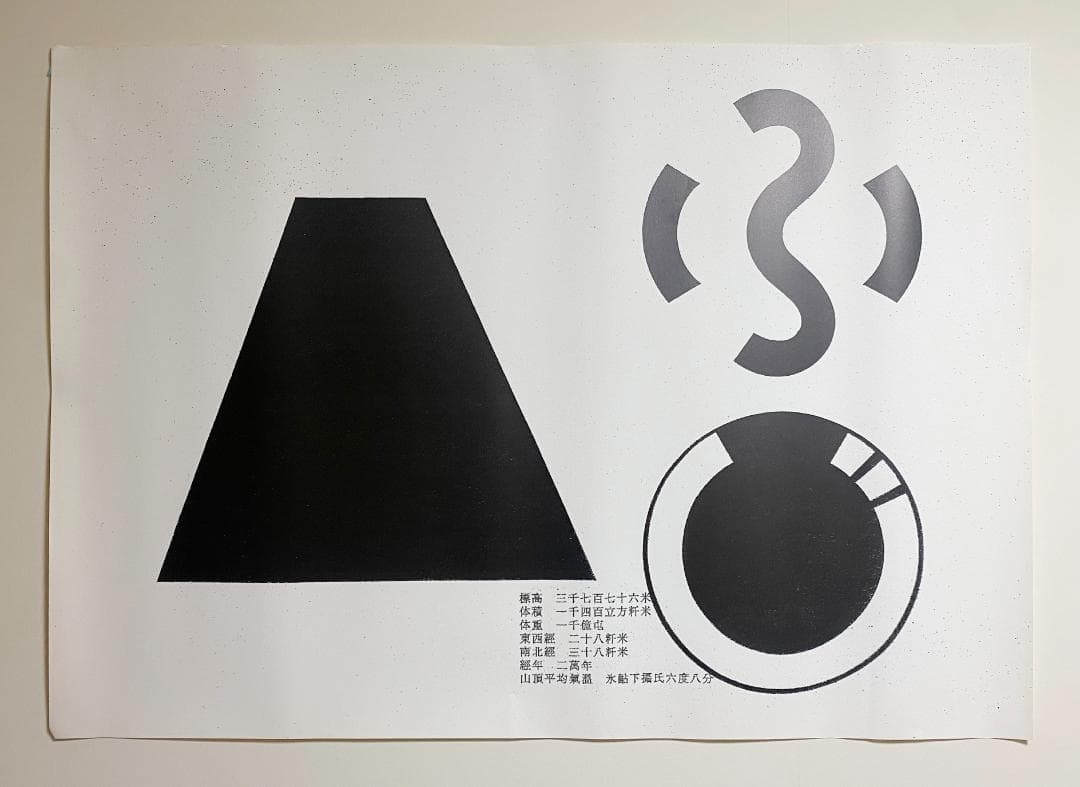 希少！仲條正義 2002年作『仲條のフジのヤマイ』シリーズポスター【ふじ】