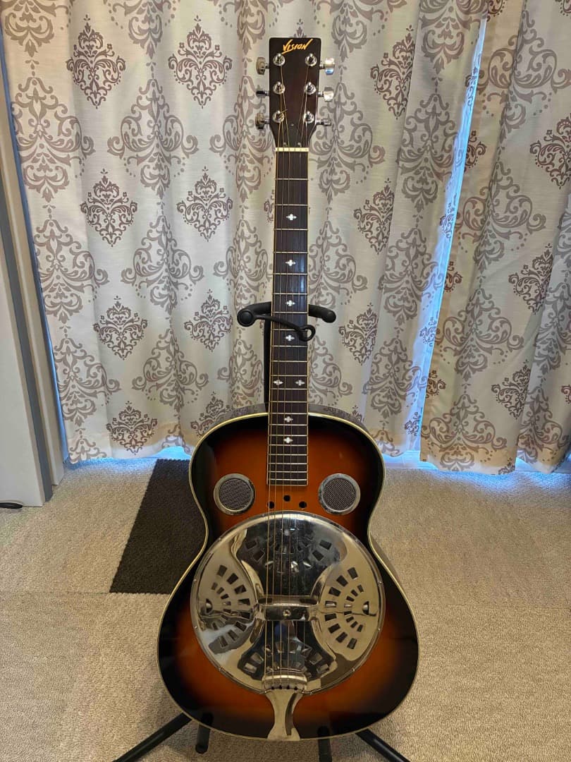 VISION リゾネーターギター　ドブロ　LEVY's高級ケース付き