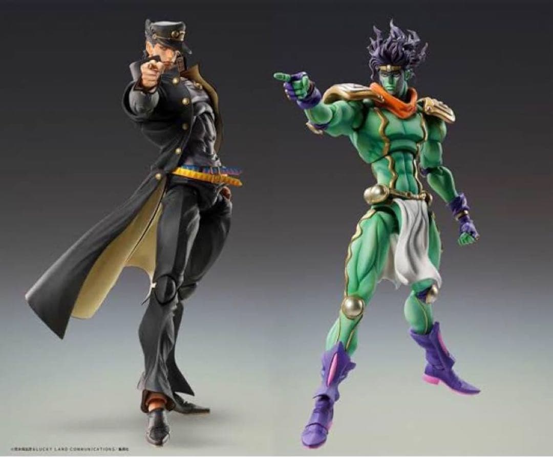 新品未開封　国内正規品　超像可動BIG ジョジョ　空条承太郎スタープラチナセット