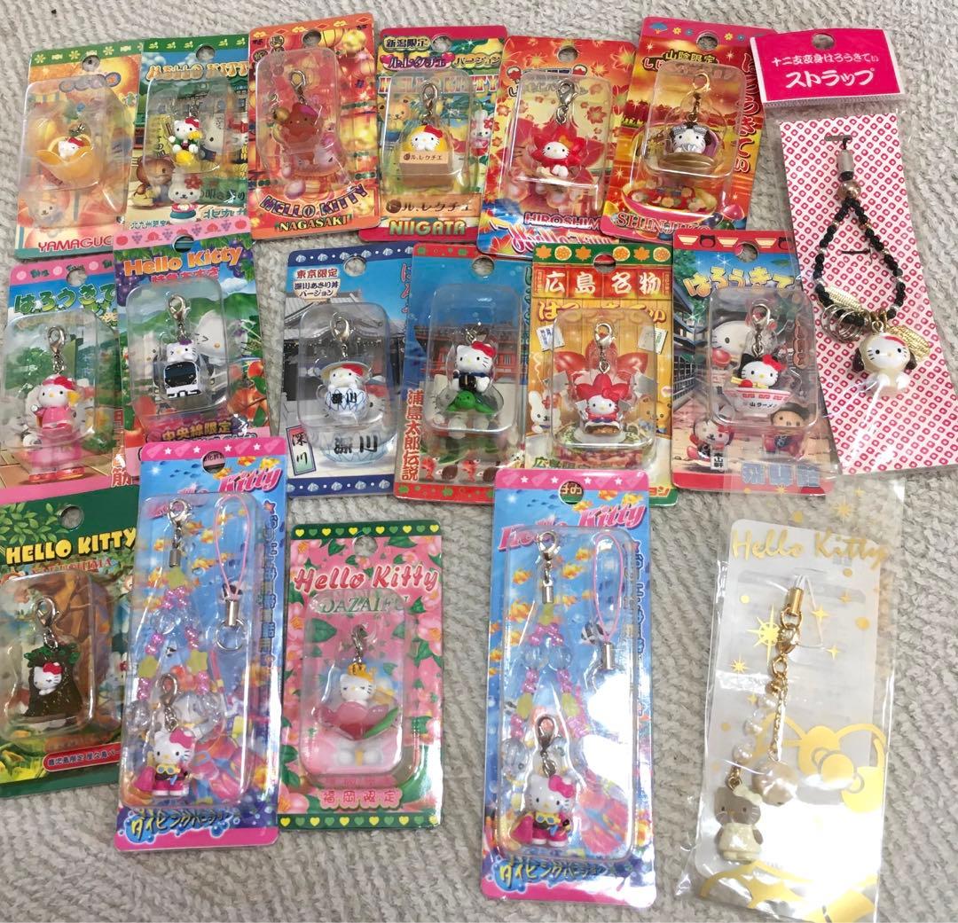 ご当地キティストラップファスナーマスコット