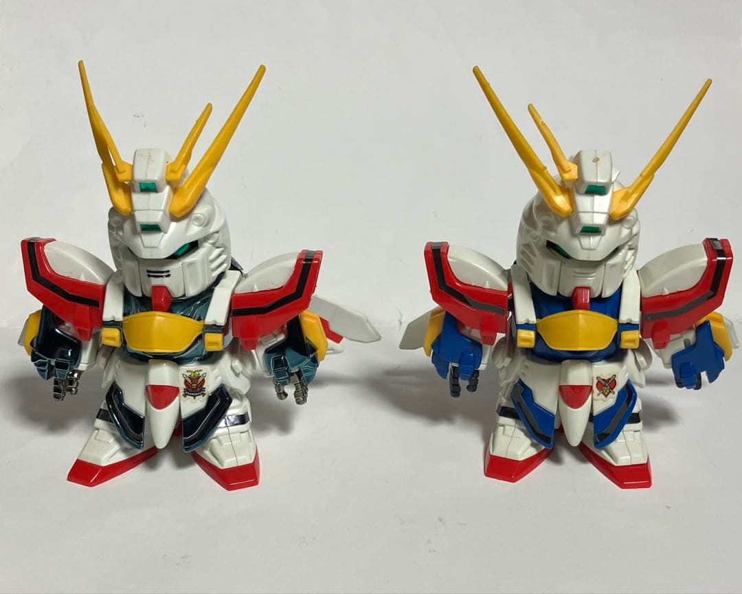 元祖SDガンダム　Gガンダム　メッキ版　通常版　11体セット