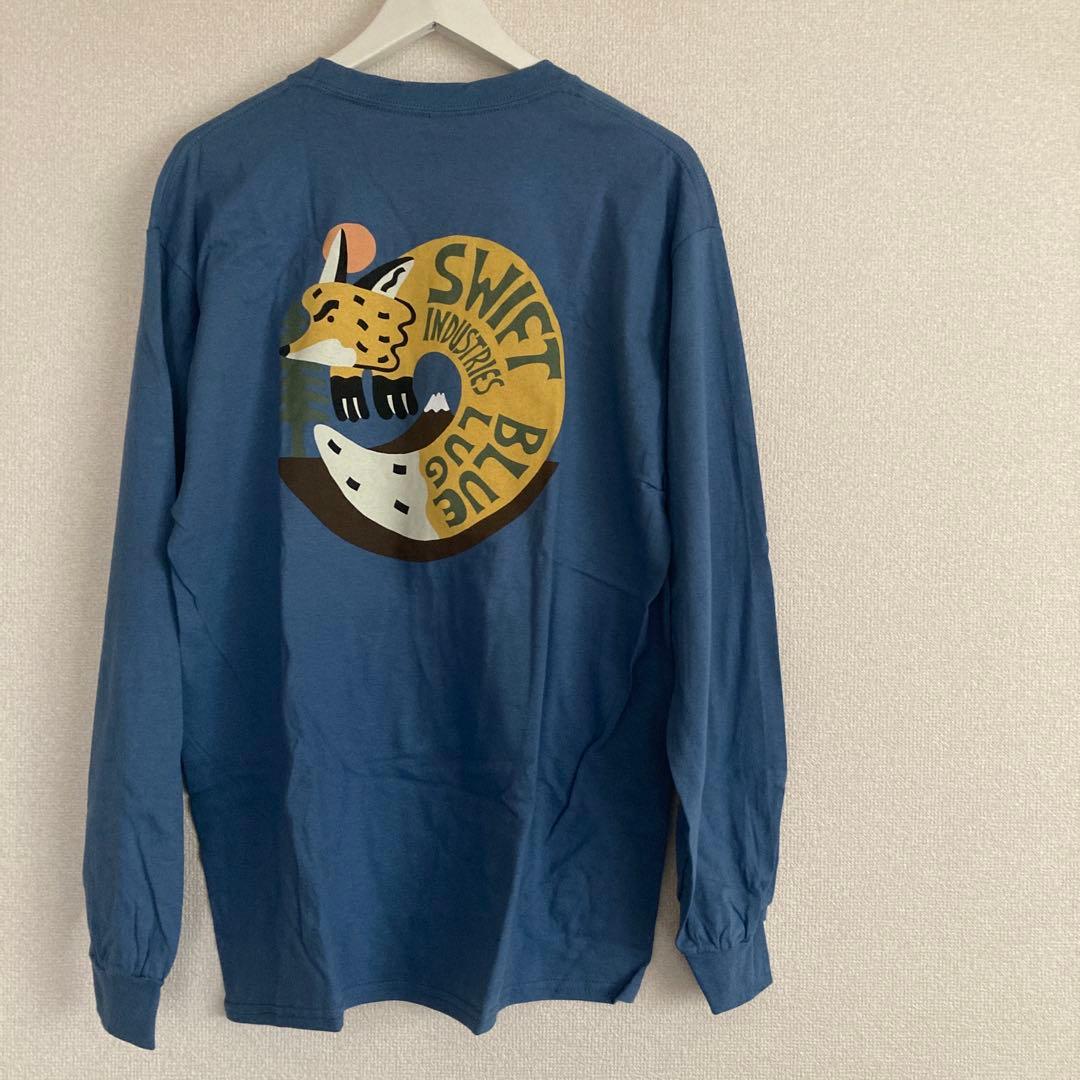 タグ付き新品Lサイズ　BLUE LUG スイフトブルー 長袖Tシャツ