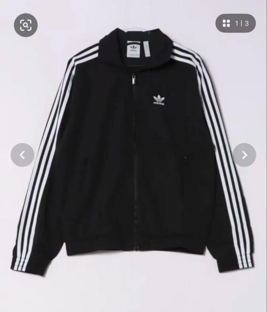 adidas U WOVEN FBIRD TTアウター Sブラック