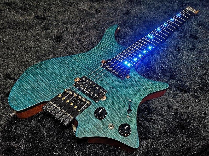 ◆大感謝祭!! NK Guiars Blue 6弦 光るネック G1G22738