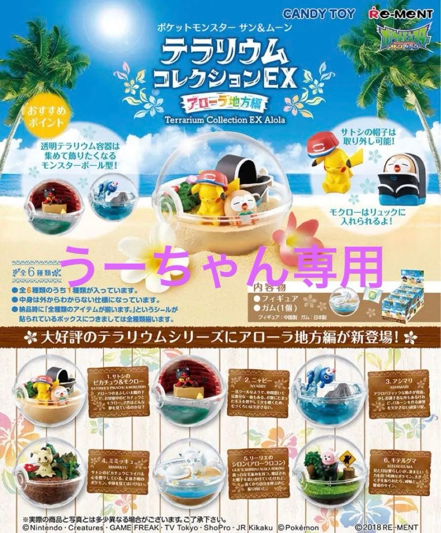 未開封　リーメント　ポケモンテラリウムコレクションEX アローラ地方編　梱包済
