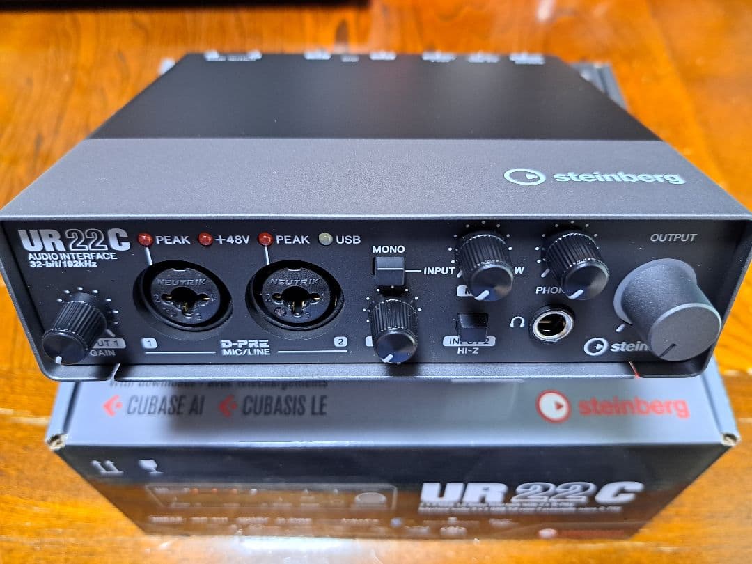 ⭕新品同様　Steinberg UR22C オーディオインターフェイス