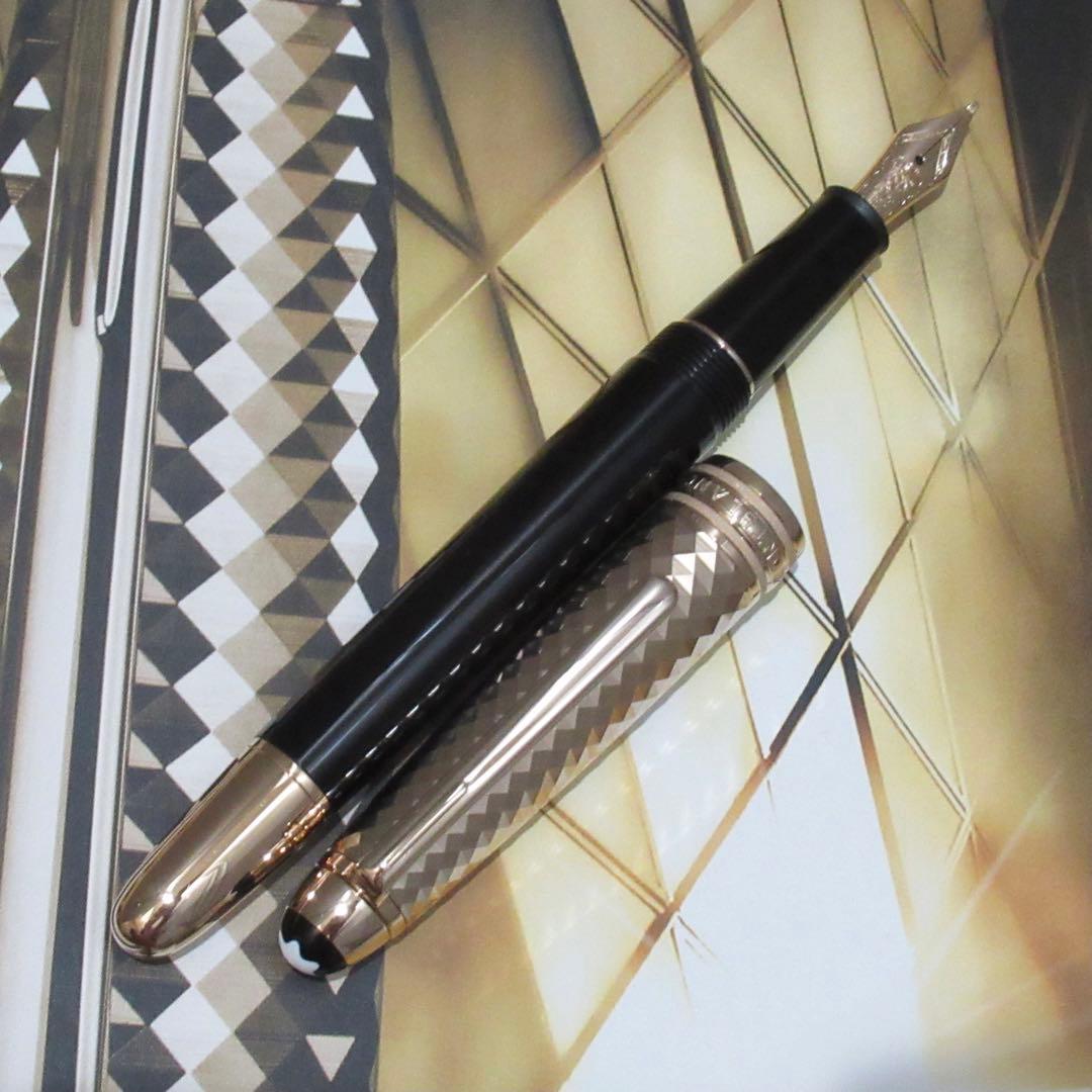 モンブラン 万年筆 145 ジオメトリックディメンション ドゥエ 105986