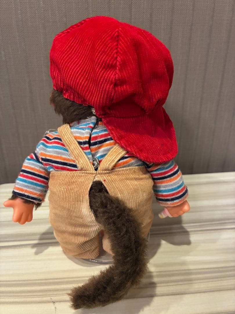 当時物　昭和レトロモンチッチ　オーバーオール　セキグチ　ブルーアイ　ヴィンテージ