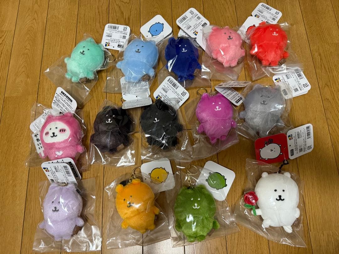 カラーなナガノのくま マスコット 14点セット