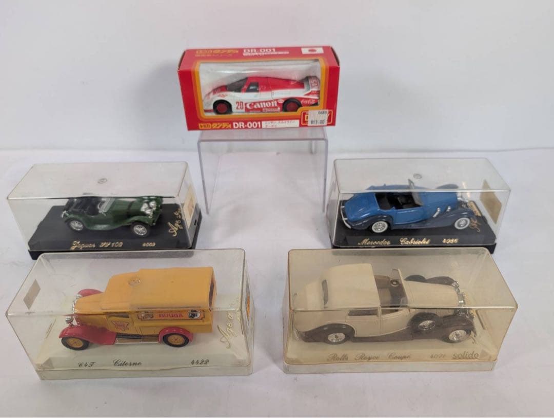 【絶版・激レア】ミニカー　海外製　アンティークカー　レトロカー　5台セット