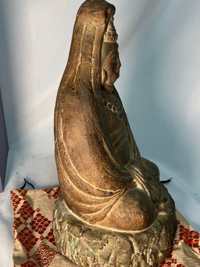 1514❣️ 池田方彩　作品　白衣観音　像