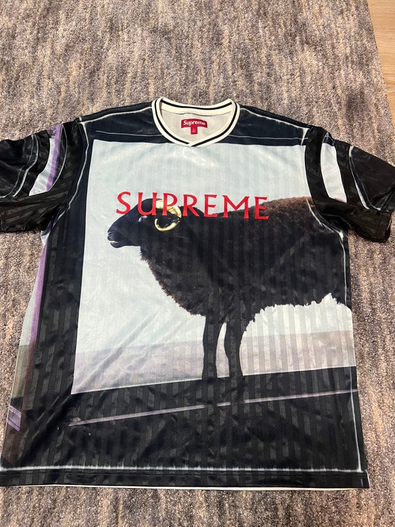 Supreme 羊グラフィック Lサイズ シャツ　ダミアンハーツ