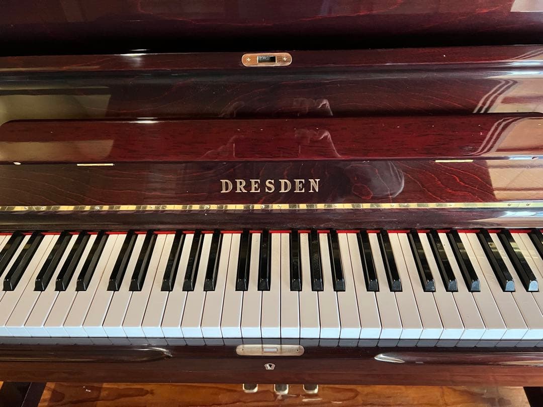 DRESDEN D-803 アップライトピアノ木目