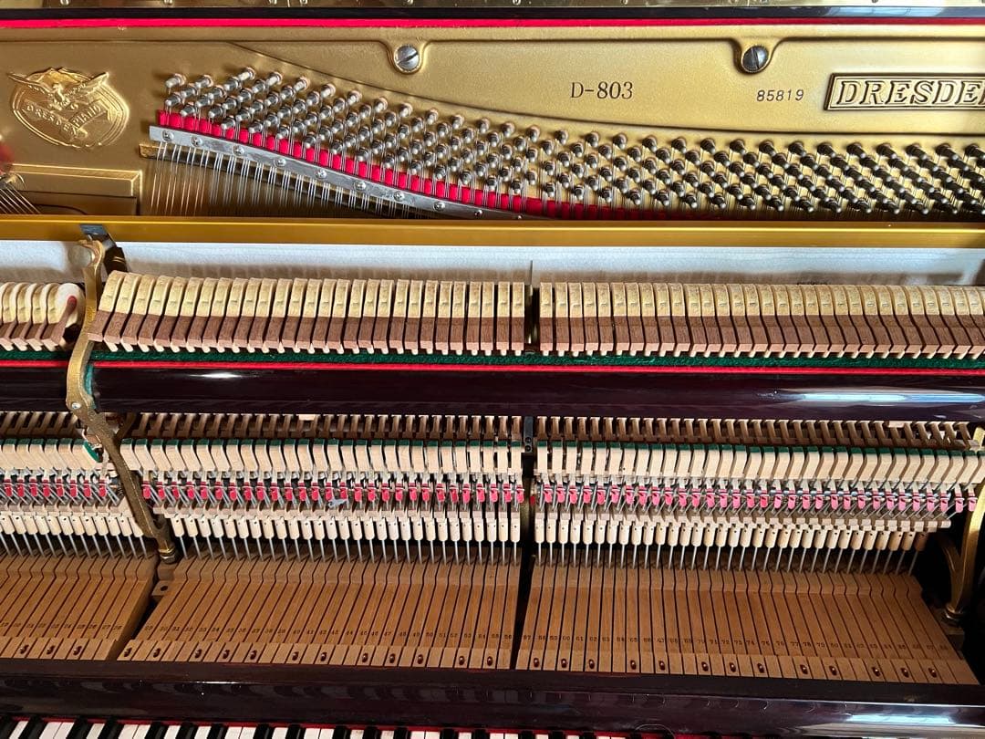 DRESDEN D-803 アップライトピアノ木目