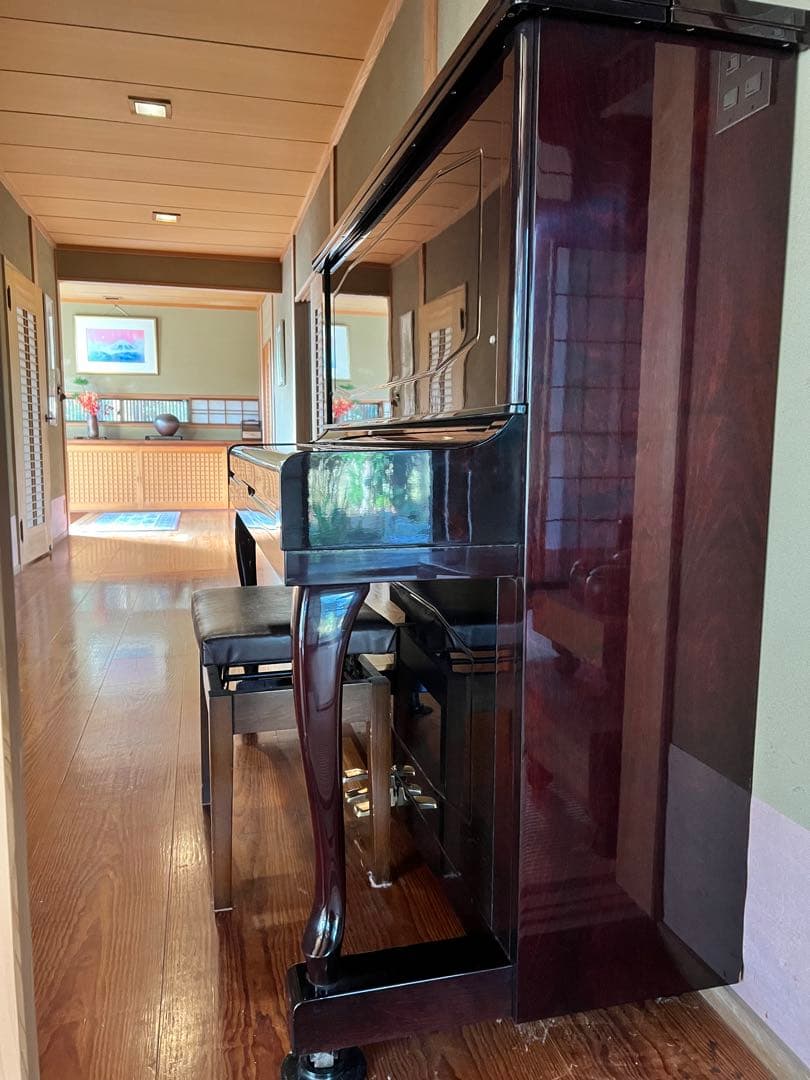 DRESDEN D-803 アップライトピアノ木目